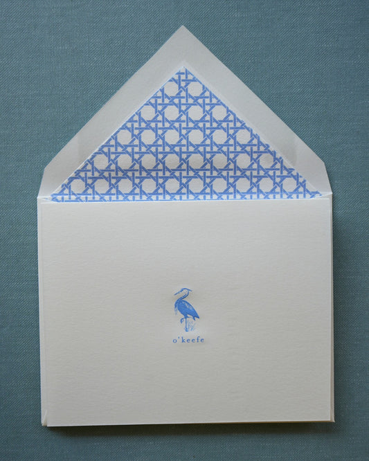 Cane Engraved Stationery