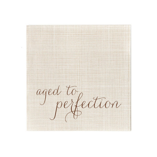 Aged to Perfection Cocktail Napkin