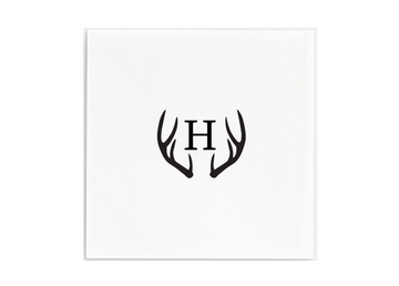 Antler Cocktail Napkin