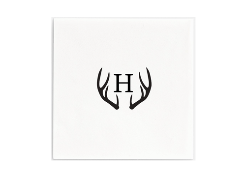 Antler Cocktail Napkin