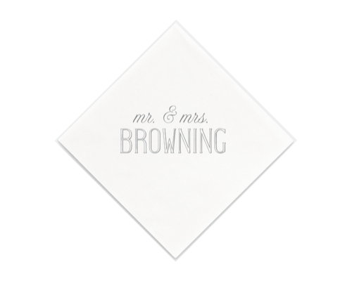 Browning Cocktail Napkin