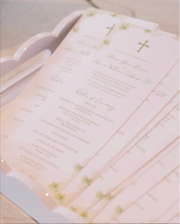 Ceremony Programs