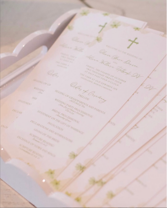 Ceremony Programs