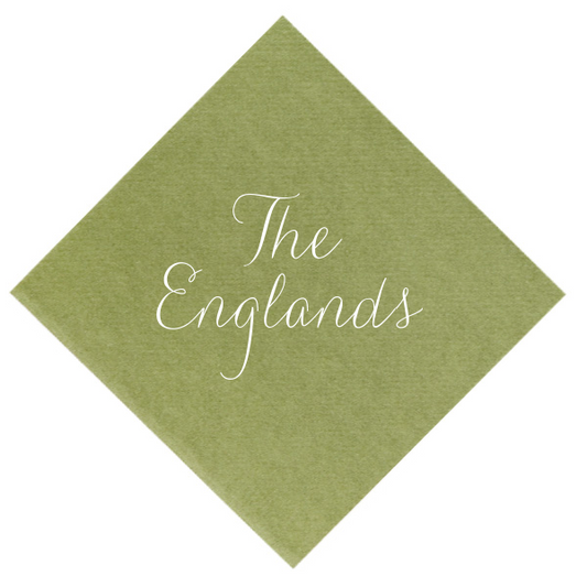 England Cocktail Napkin