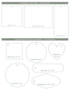 Engraved Die Cut Gift Tag