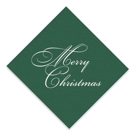 Merry Christmas Cocktail Napkin