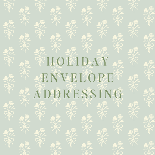 Holiday Envelope Addressing