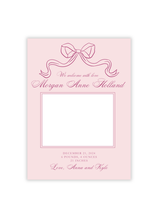 Holland Birth Announcement