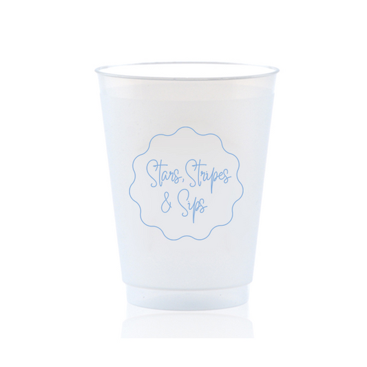4th of July Frosted Cup