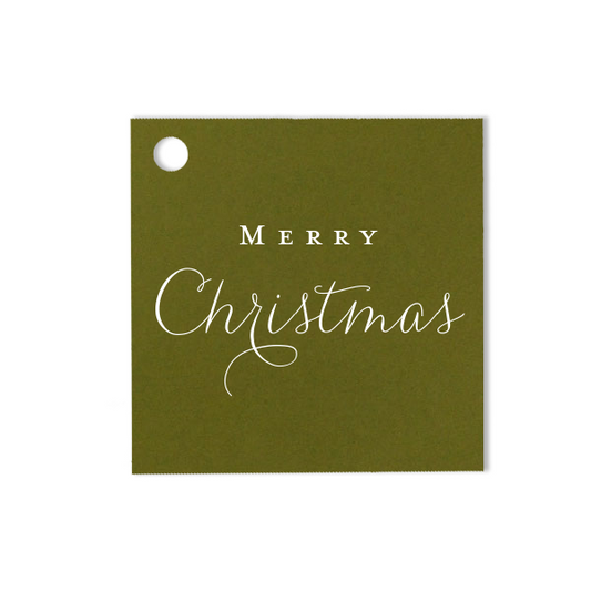 Merry Christmas Holiday Tag