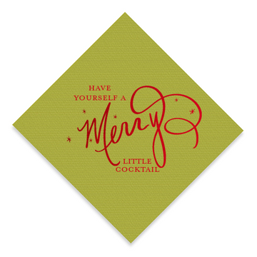 Merry Cocktail Napkin