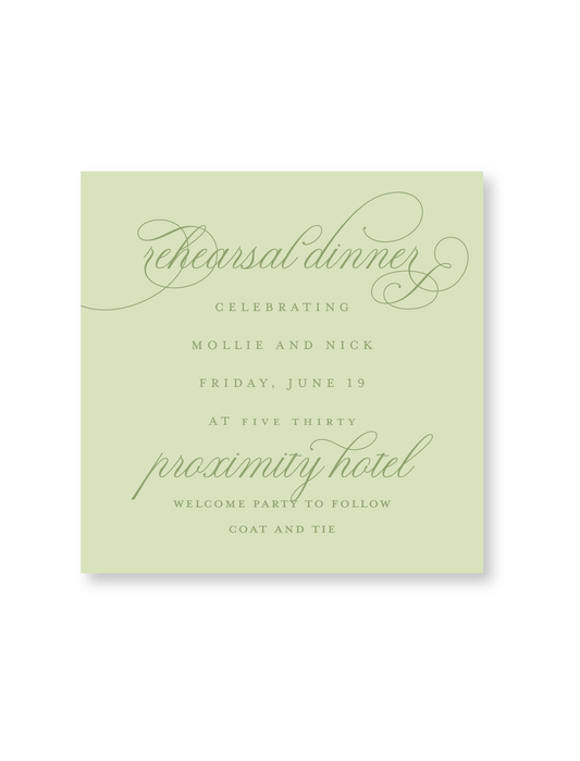 Mollie Invitation