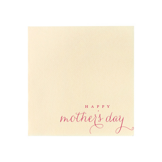 Mother's Day Petite Cocktail Napkin