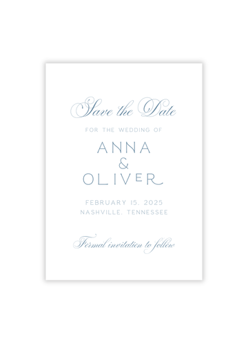 Oliver Save The Date