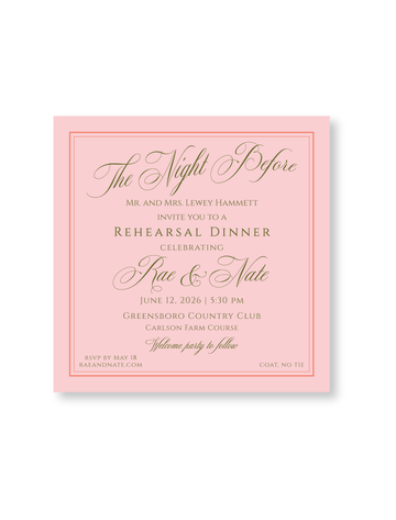 Rae Invitation