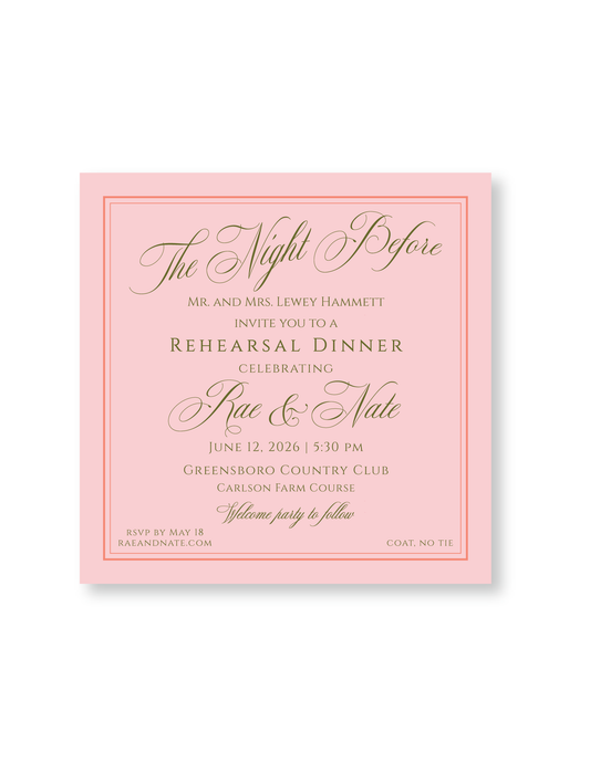 Rae Invitation
