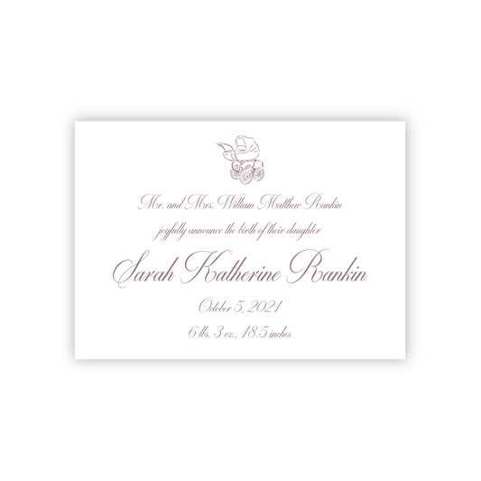 Rankin Birth Announcement