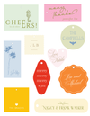 Engraved Die Cut Gift Tag