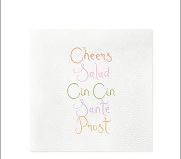 Salud Cocktail Napkin