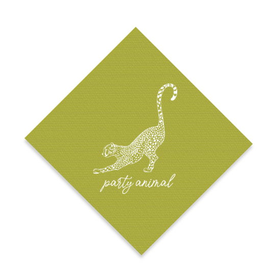 Party Animal Cocktail Napkin