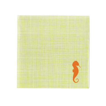 Seahorse Cocktail Napkin