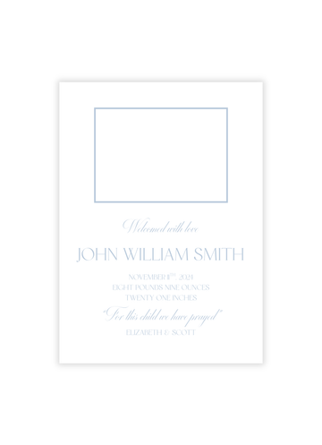 Smith Birth Announcement