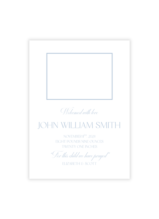 Smith Birth Announcement