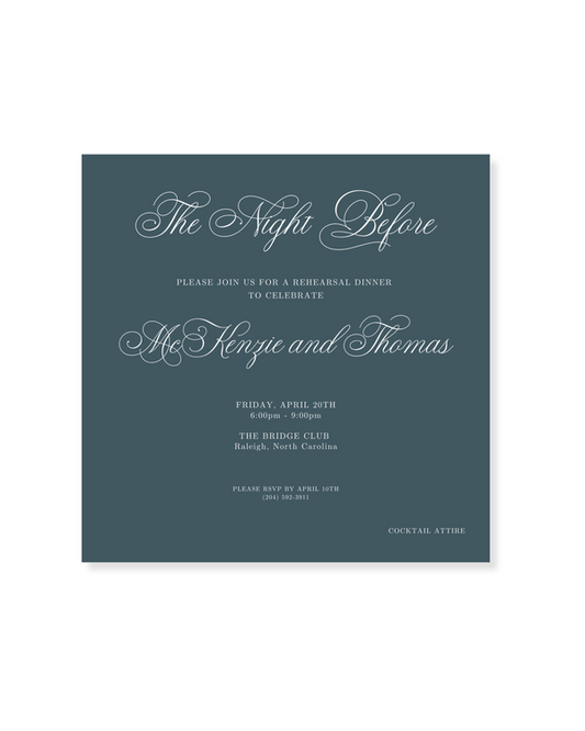 Thomas Invitation