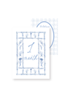 Blue Baby Milestone Cards