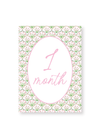 Pink Baby Milestone Cards