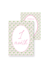 Pink Baby Milestone Cards